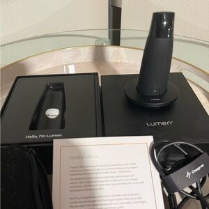 Lumen Black Metabolism Tracker with Accessories